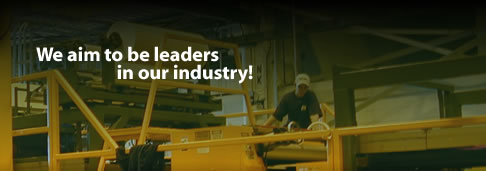 We aim to be leaders in our industry!